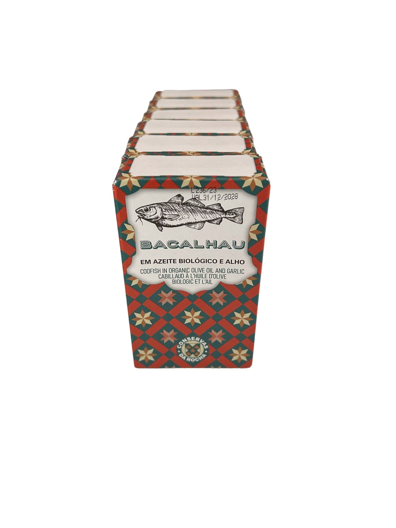 Da Rocha Codfish in Organic Olive Oil and Garlic - 6 Pack