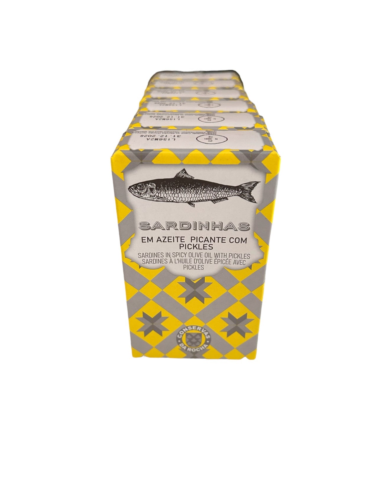 Da Rocha Sardines in Spicy Olive Oil with Pickles - 6 Pack