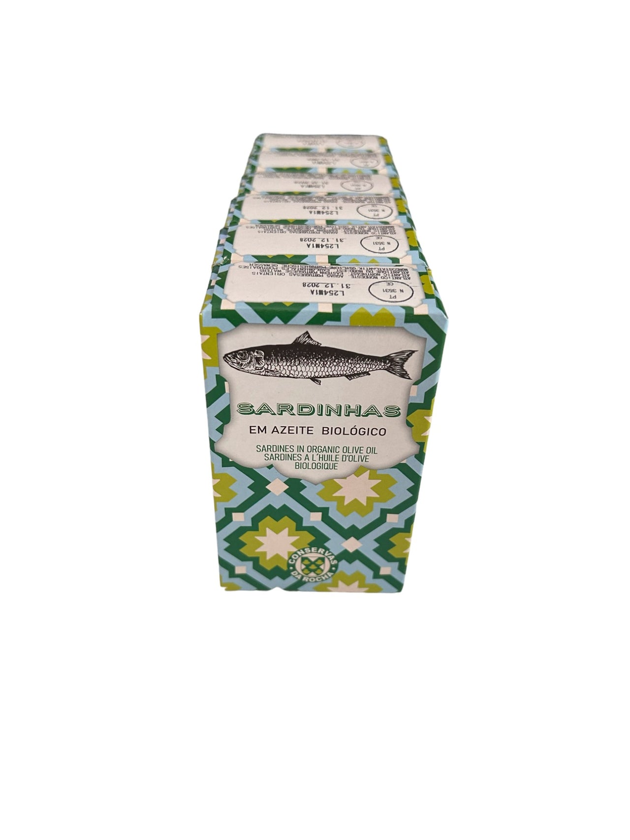 Da Rocha Sardines in Organic Extra Virgin Olive Oil - 6 Pack