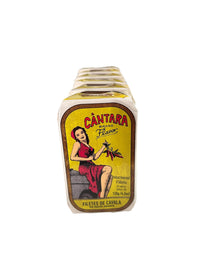 Cantara Brand Mackerel Fillets in Spicy Olive Oil - 6 Pack