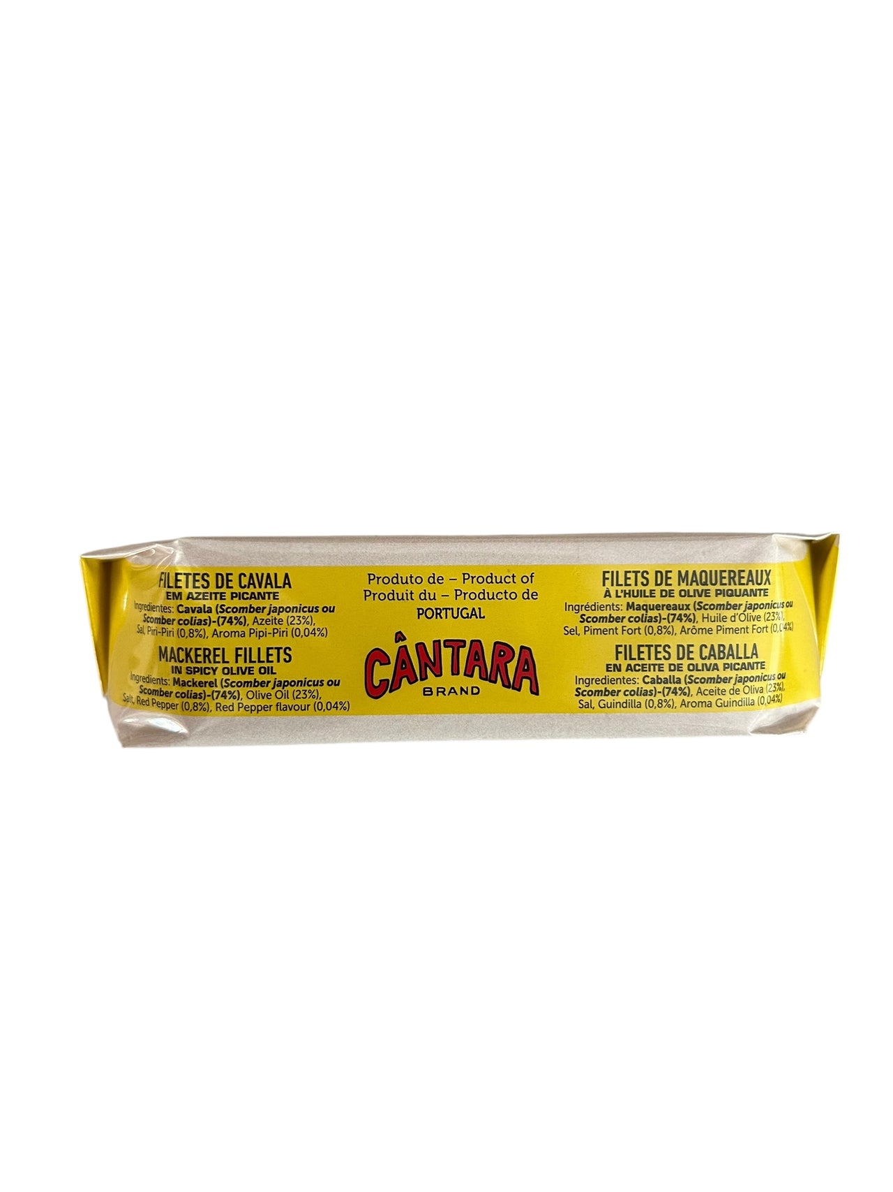 Cantara Brand Mackerel Fillets in Spicy Olive Oil - 6 Pack