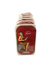 Cantara Brand Sardines in Spiced Tomato Sauce - 6 Pack