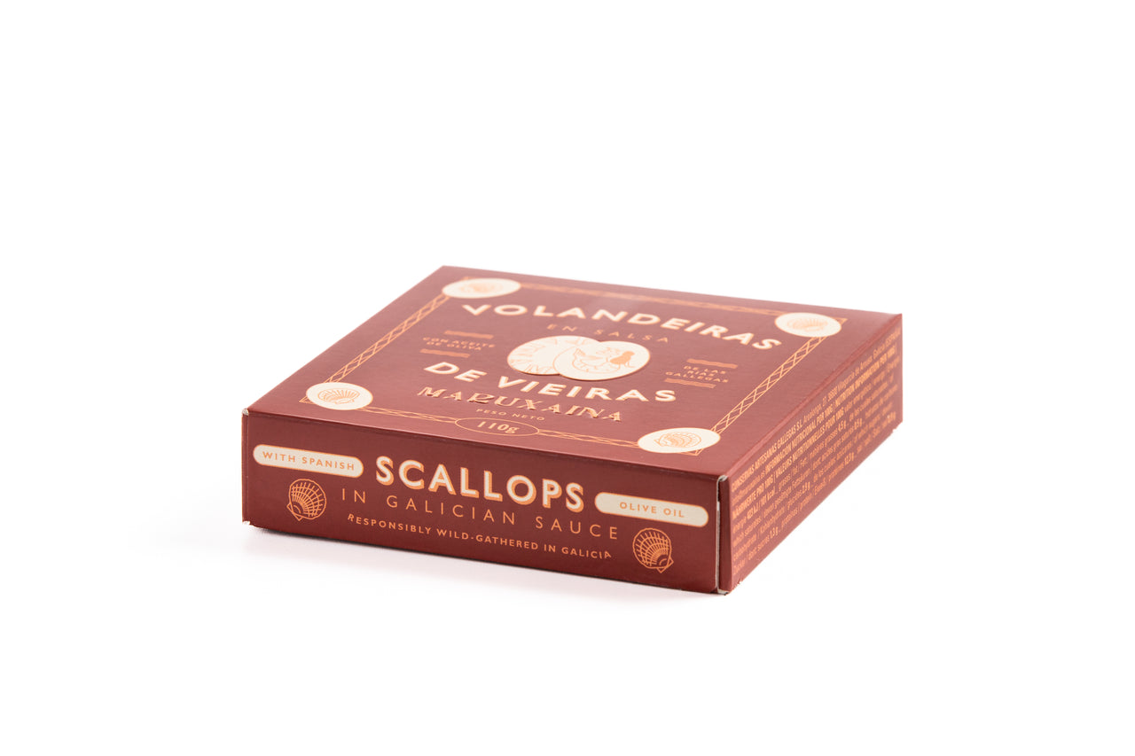 Maruxaina Scallops in Spanish Olive Oil (Galician Sauce) - 3 Pack