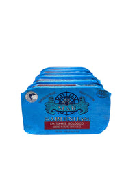 MAR Brand Sardines in Organic Tomato Sauce - 6 Pack - TinCanFish