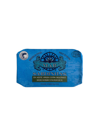 MAR Brand Sardines in Organic EVOO - 6 Pack - TinCanFish