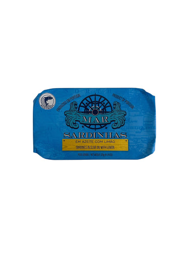 MAR Brand Sardines in Olive Oil with Lemon - 6 Pack - TinCanFish
