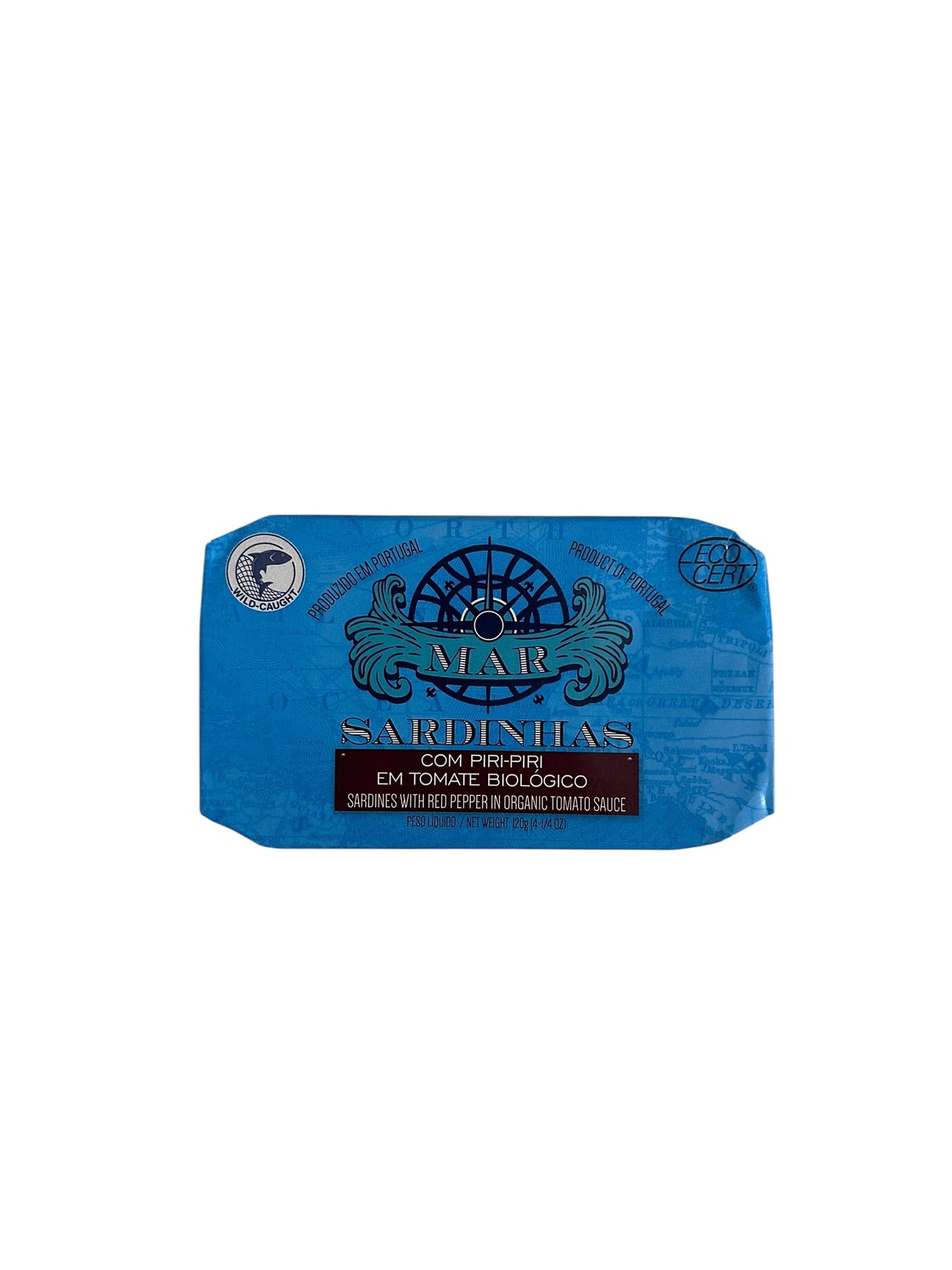 MAR Brand Sardines with Piri-Piri in Organic Tomato Sauce - 6 Pack - TinCanFish