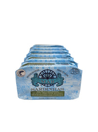 MAR Brand Skinless and Boneless Sardines in Organic EVOO - 6 Pack