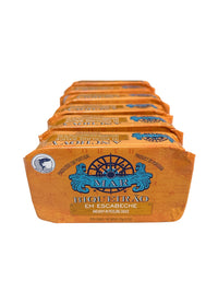 Six packs of Mar anchovy in pickling sauce