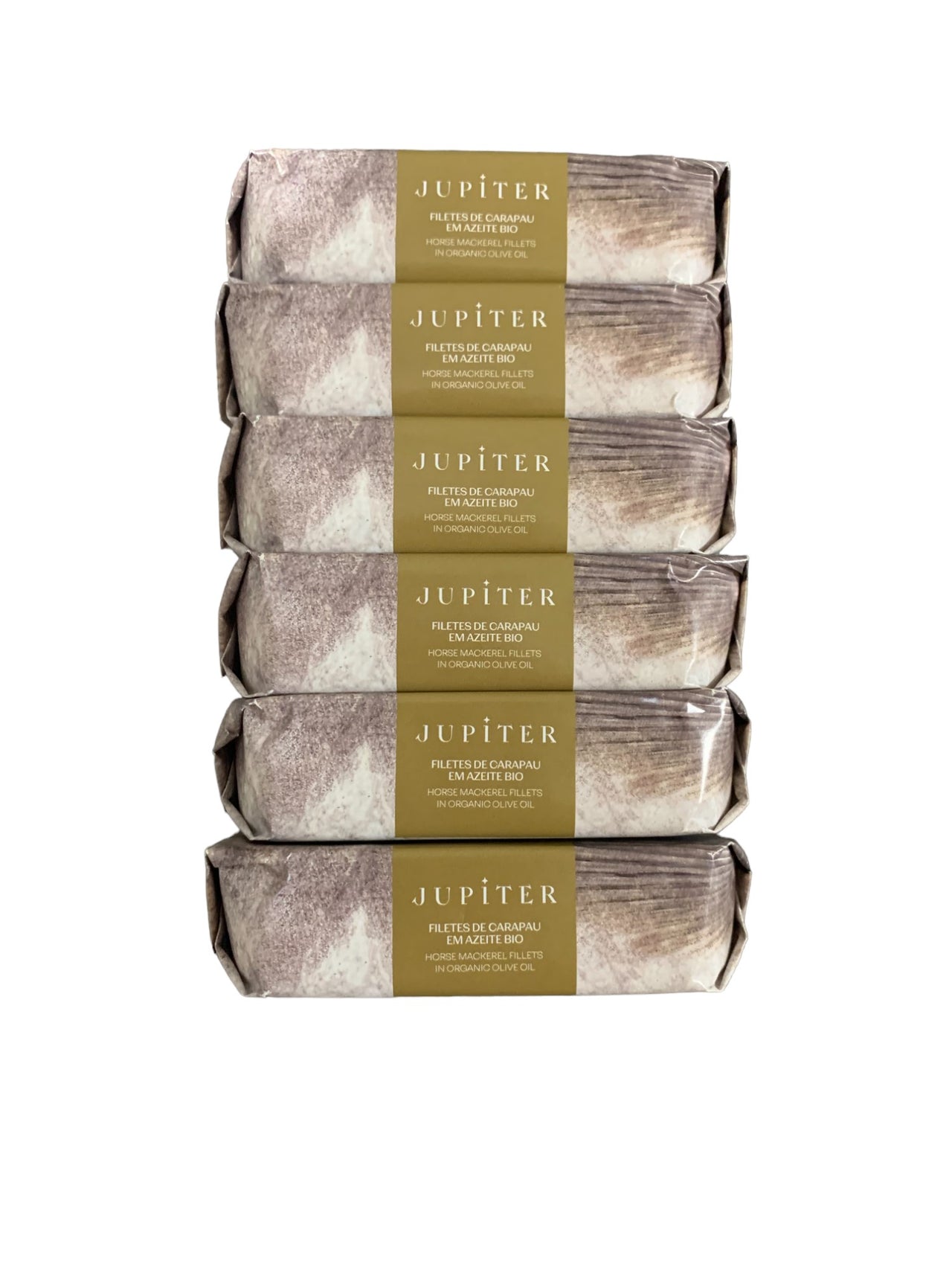 Jupiter Horse Mackerel Fillets in Organic Olive Oil - 6 Pack - TinCanFish