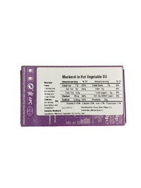 Manná Mackerel in Hot Vegetable Oil - 6 Pack - TinCanFish