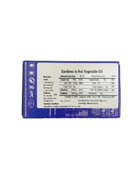 Manná Sardines in Hot Vegetable Oil - 6 Pack - TinCanFish