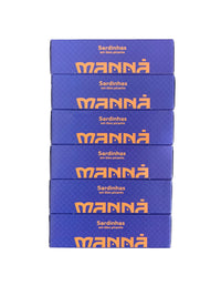 Manná Sardines in Hot Vegetable Oil - 6 Pack - TinCanFish