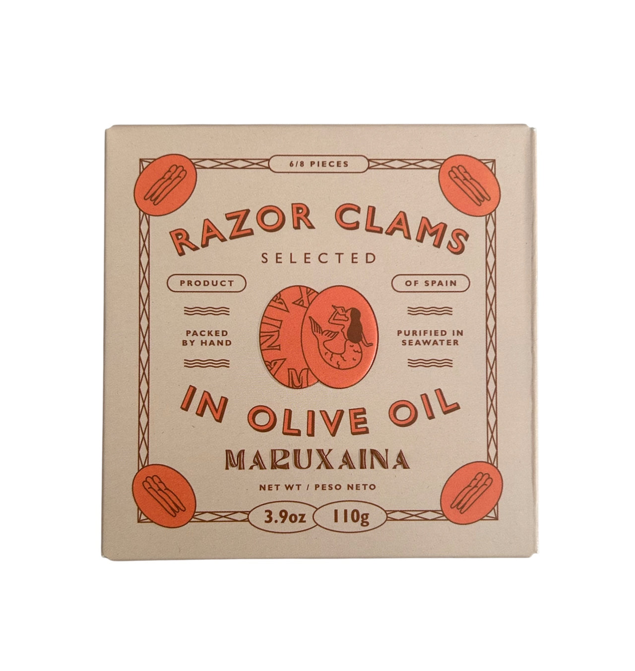 Maruxaina Razor Clams in Olive Oil - 3 Pack