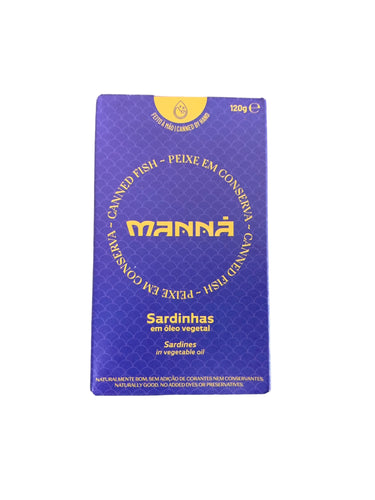 Manná Sardines in Vegetable Oil - 6 Pack - TinCanFish