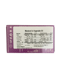 Manná Mackerels in Vegetable Oil - 6 Pack - TinCanFish