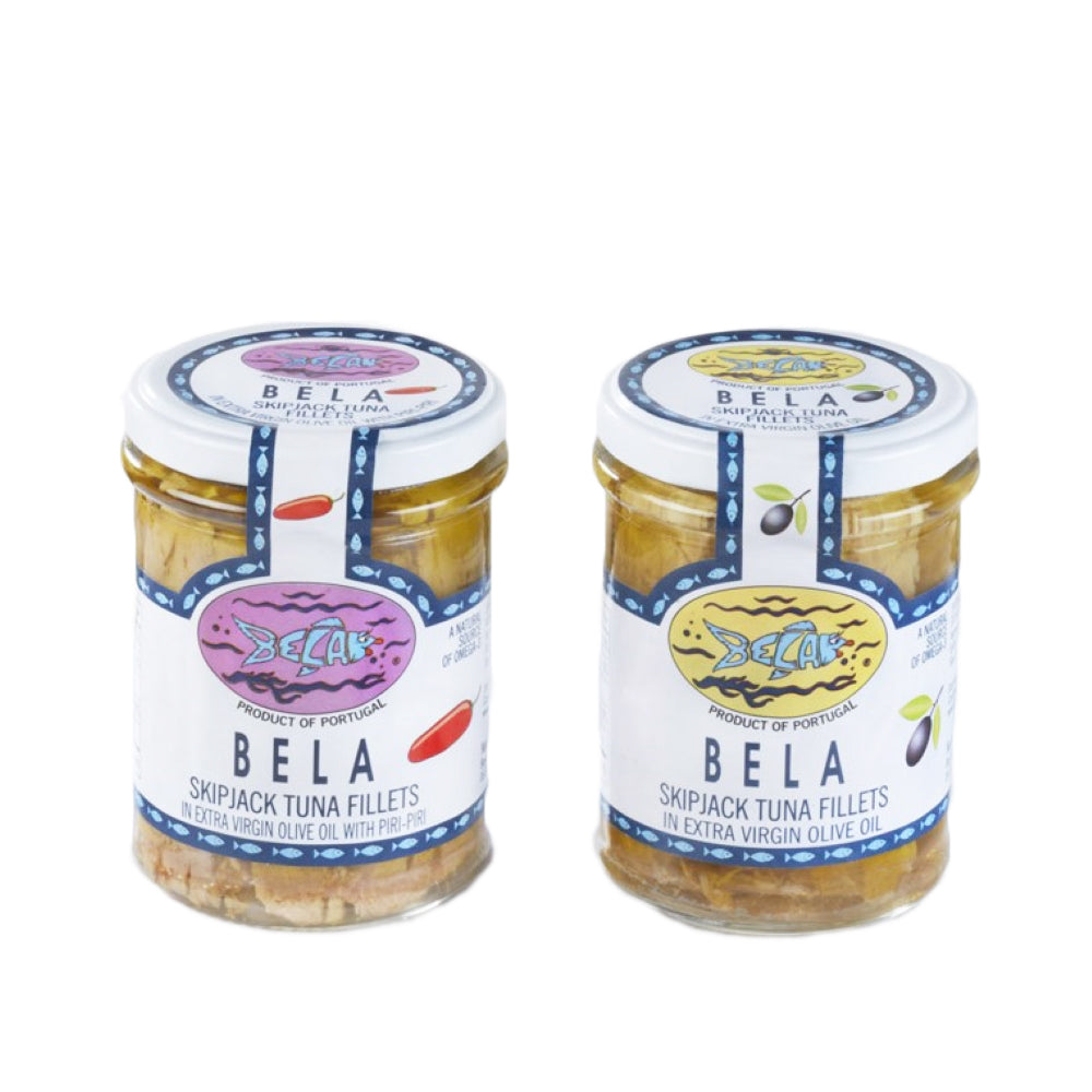 Bela Jarred Skipjack Tuna Fillets in Organic Extra Virgin Olive Oil - 6 Pack - TinCanFish