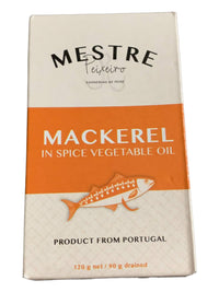 Mestre Mackerel in Spicy Vegetable Oil - 6 Pack - TinCanFish