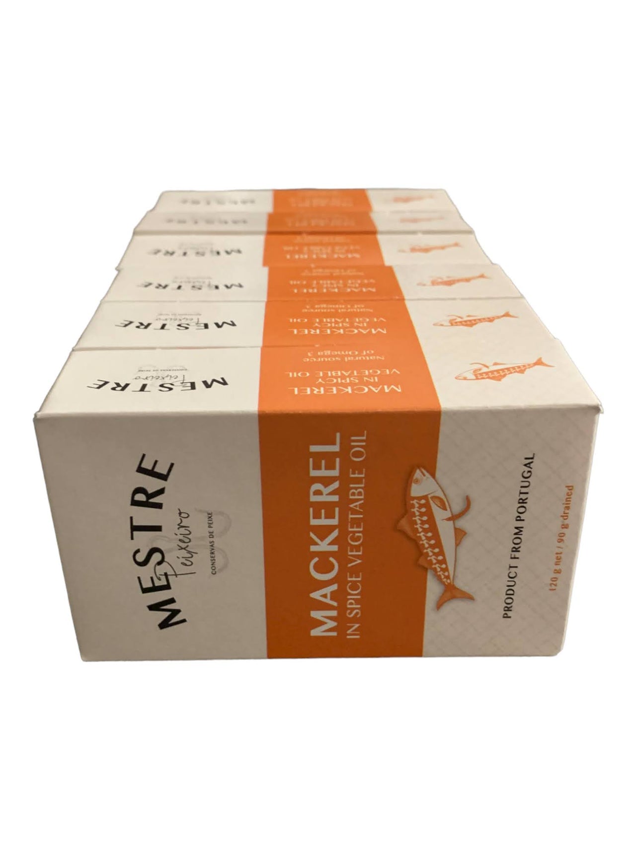Mestre Mackerel in Spicy Vegetable Oil - 6 Pack - TinCanFish