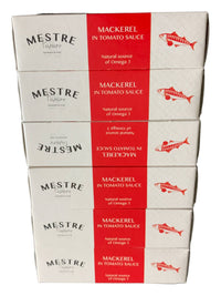 Thumbnail for Mestre Mackerel in Tomato Sauce - 6 Pack - TinCanFish