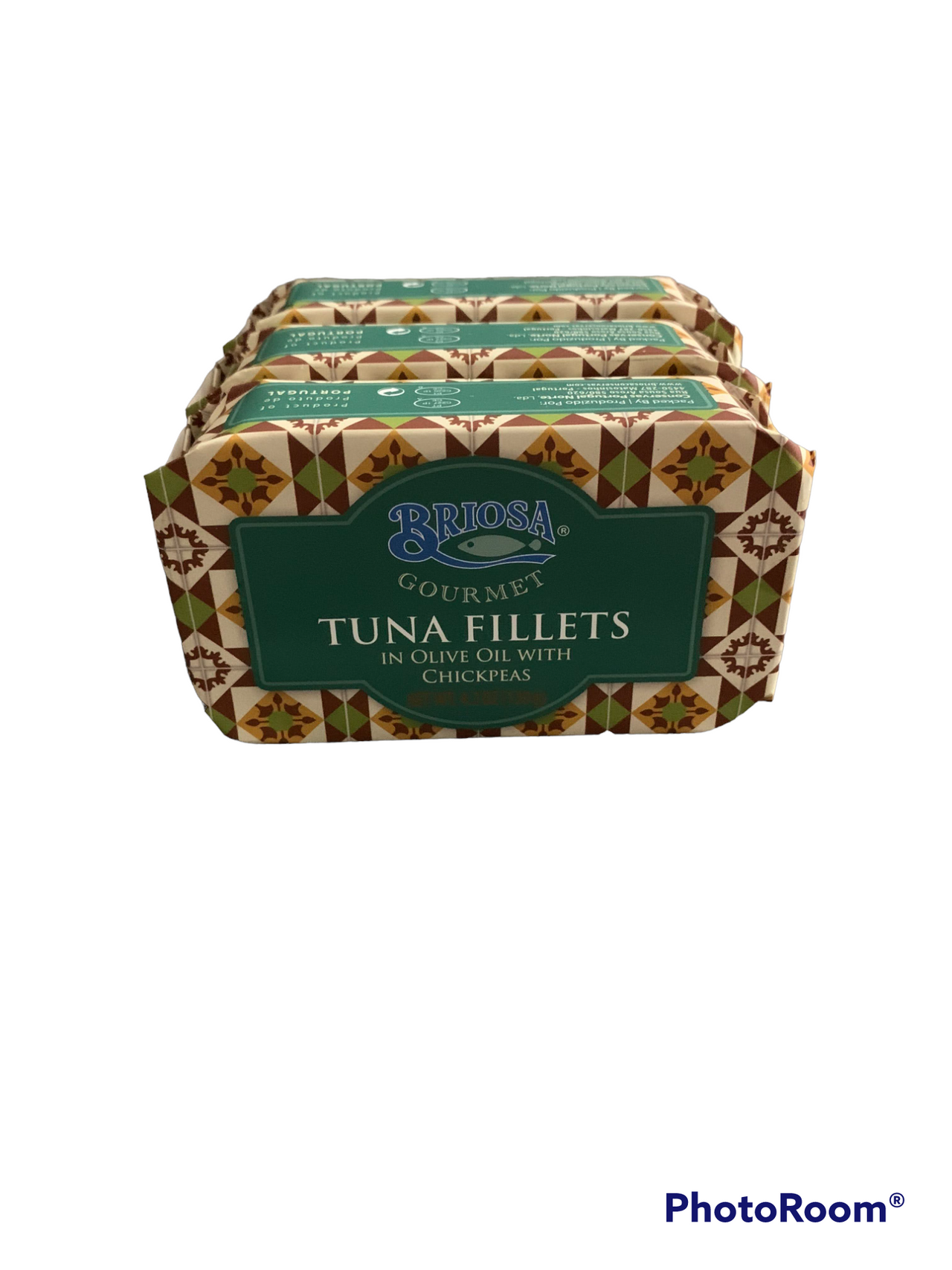 Briosa Gourmet Tuna Fillets in Olive Oil with Chickpeas - 3 Pack - TinCanFish