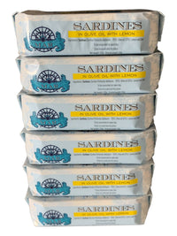 Thumbnail for MAR Brand Sardines in Olive Oil with Lemon - 6 Pack - TinCanFish