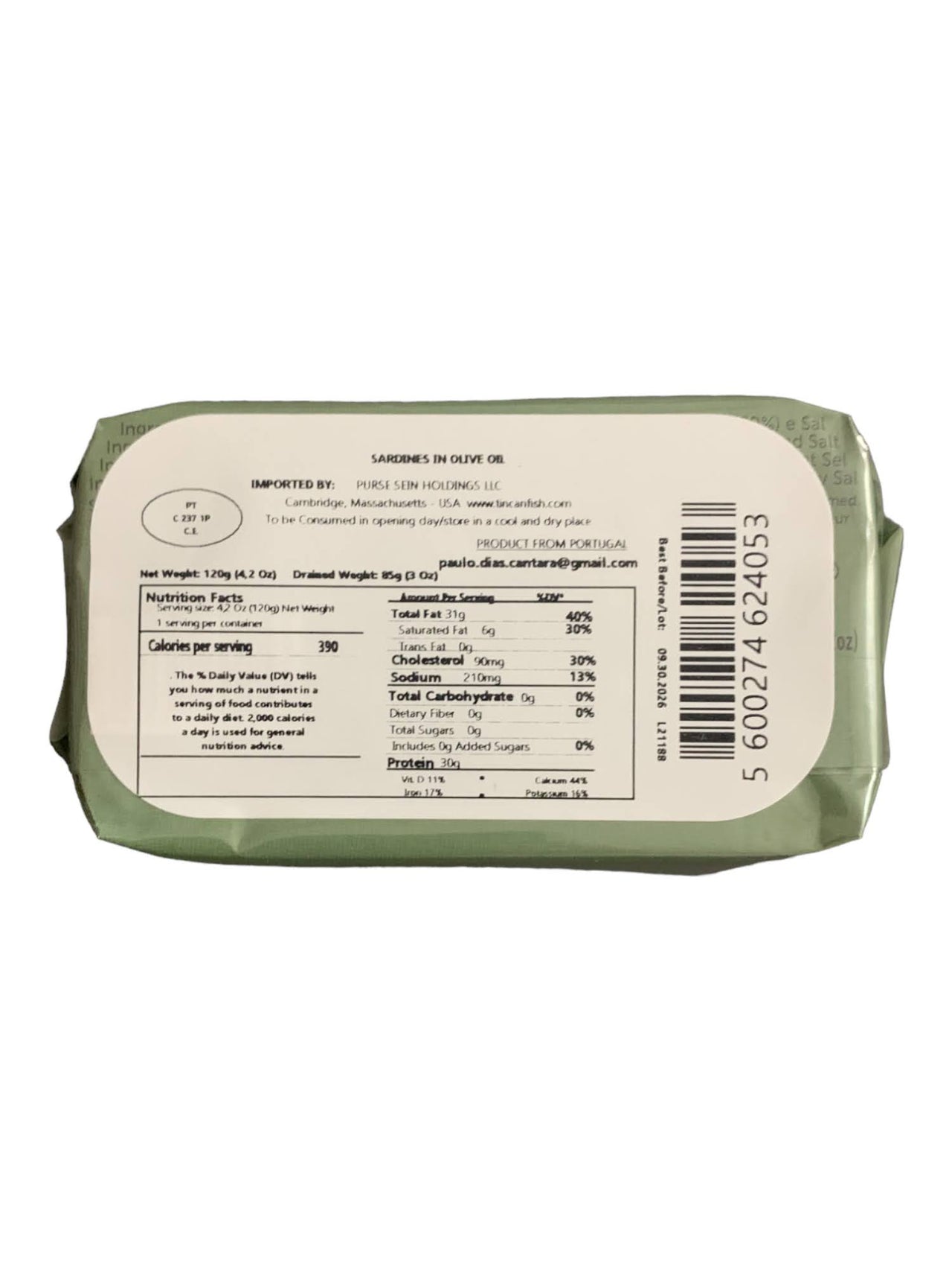 Cantara Creative Sardines in Olive Oil - 6 Pack - TinCanFish