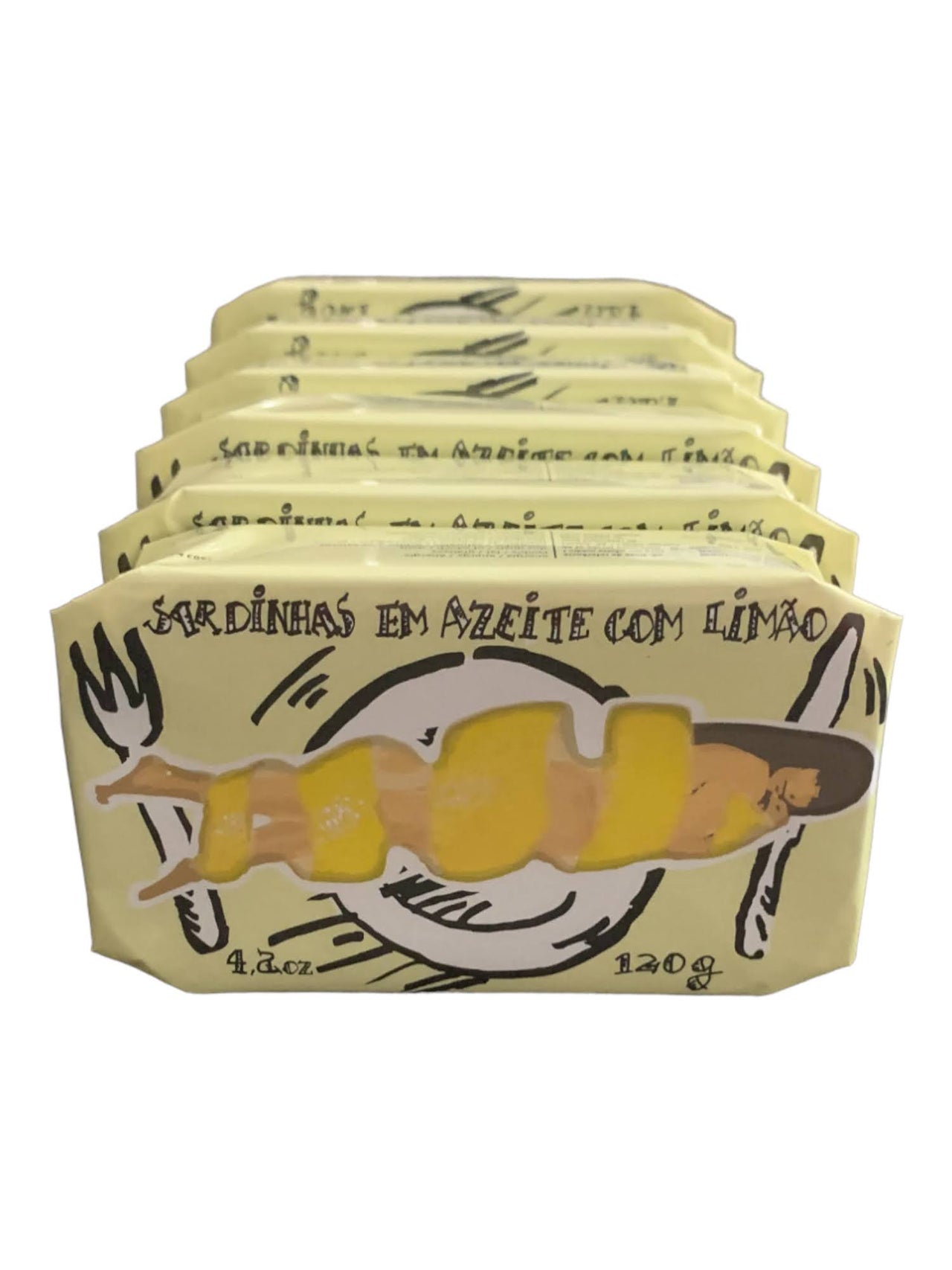 Cantara Creative Sardines in Olive Oil w/ Lemon - 6 Pack - TinCanFish