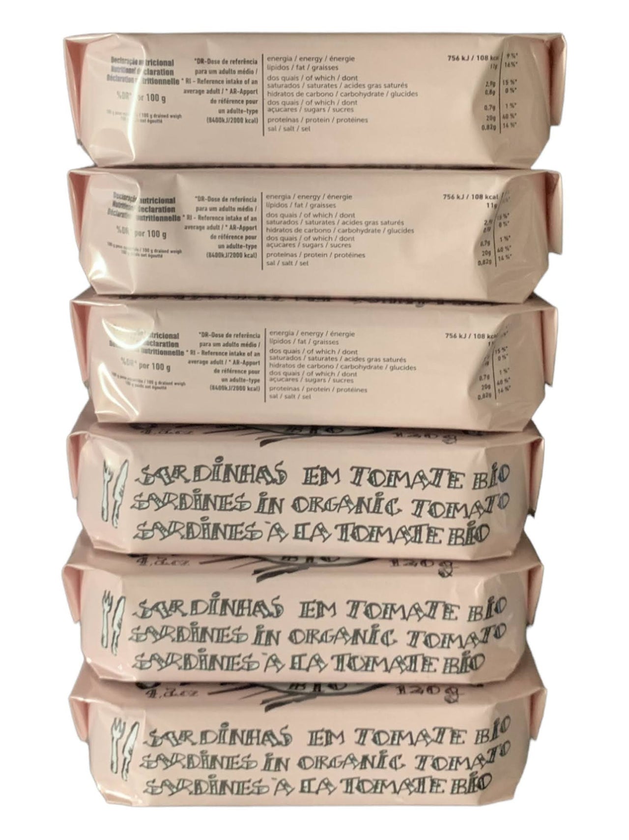 Cantara Creative Sardines in Organic Tomato Sauce - 6 Pack - TinCanFish