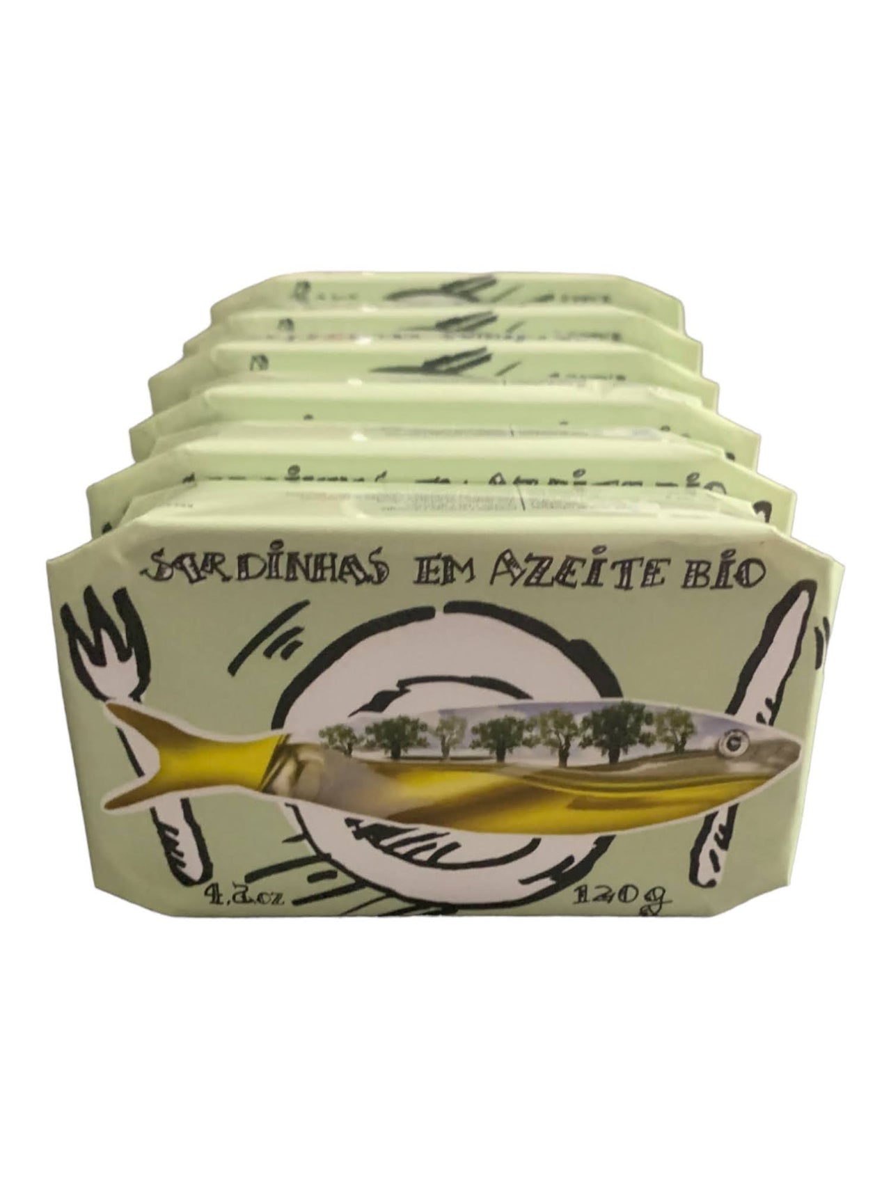 Cantara Creative Sardines in Organic EVOO - 6 Pack - TinCanFish