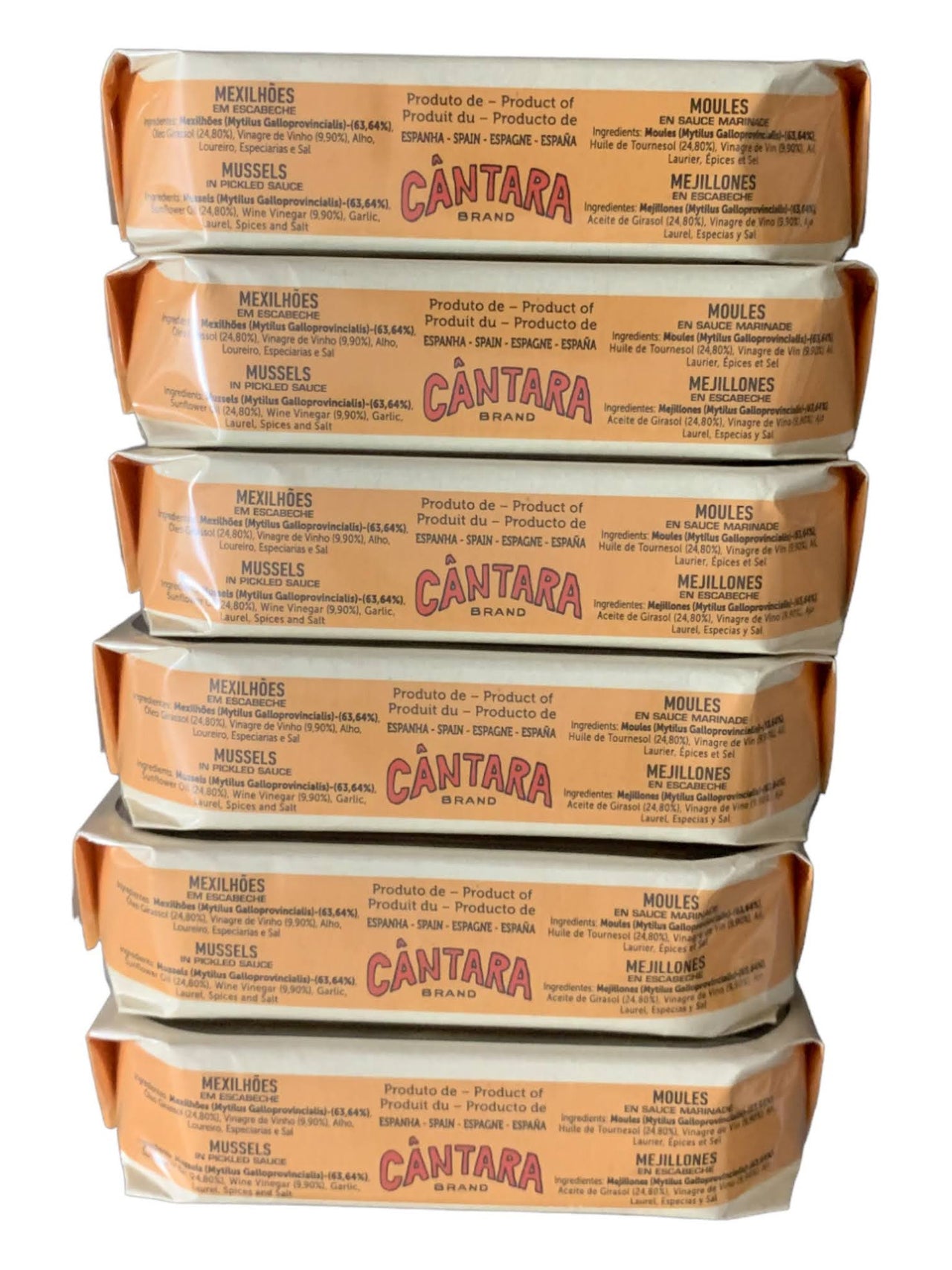 Cantara Brand Mussels in Escabeche - 6 Pack - TinCanFish