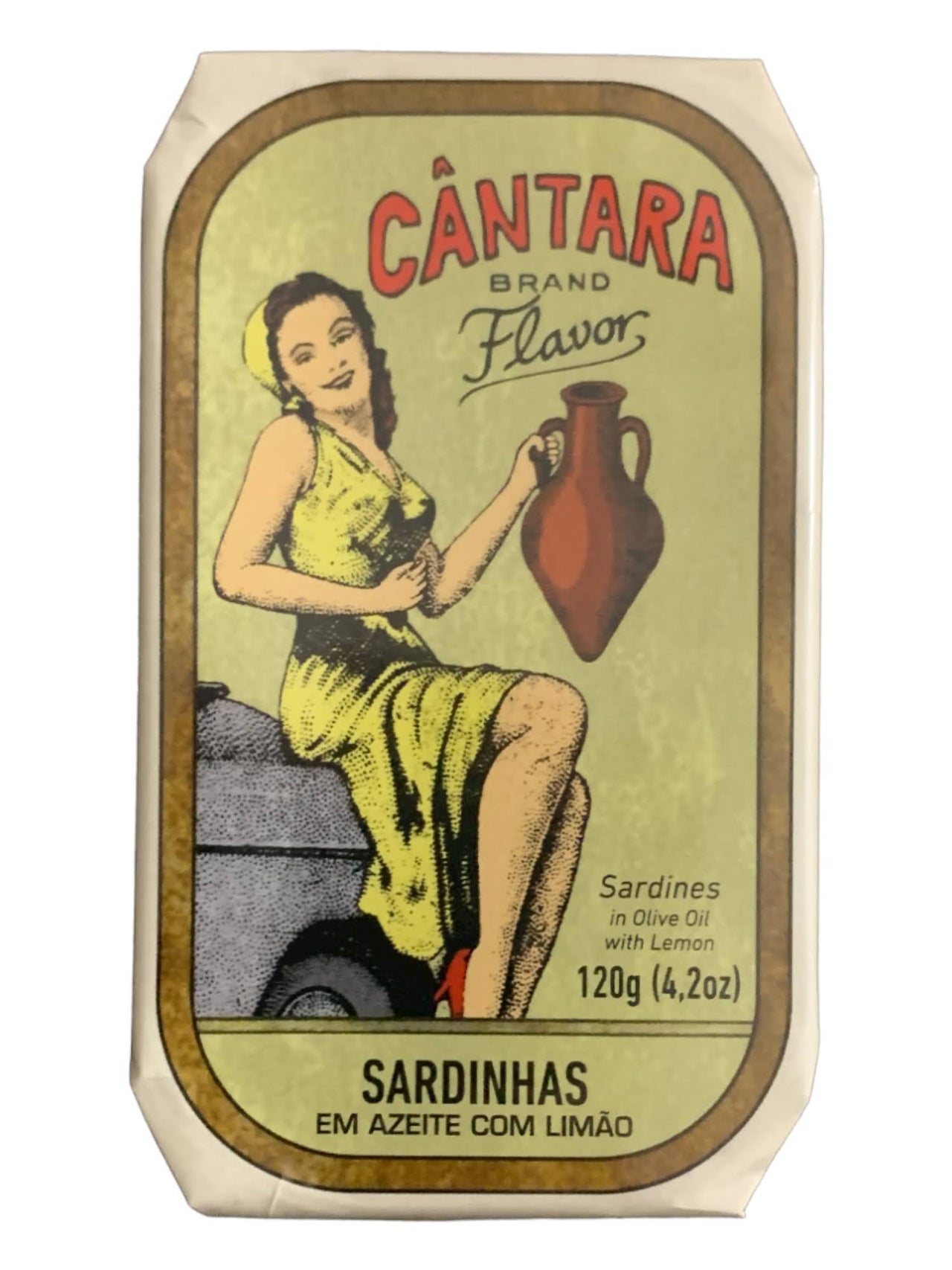 Cantara Brand Sardines in Olive Oil w/ Lemon - 6 Pack - TinCanFish