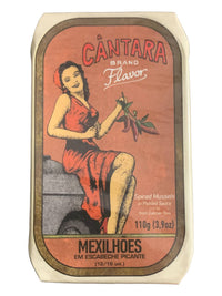 Cantara Brand Mussels in Spicy Escabeche - 6 Pack - TinCanFish