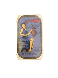 Cantara Brand Mackerel Fillets in Olive Oil - 6 Pack - TinCanFish