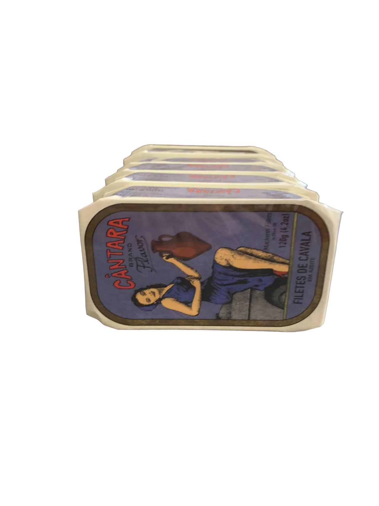 Cantara Brand Mackerel Fillets in Olive Oil - 6 Pack - TinCanFish
