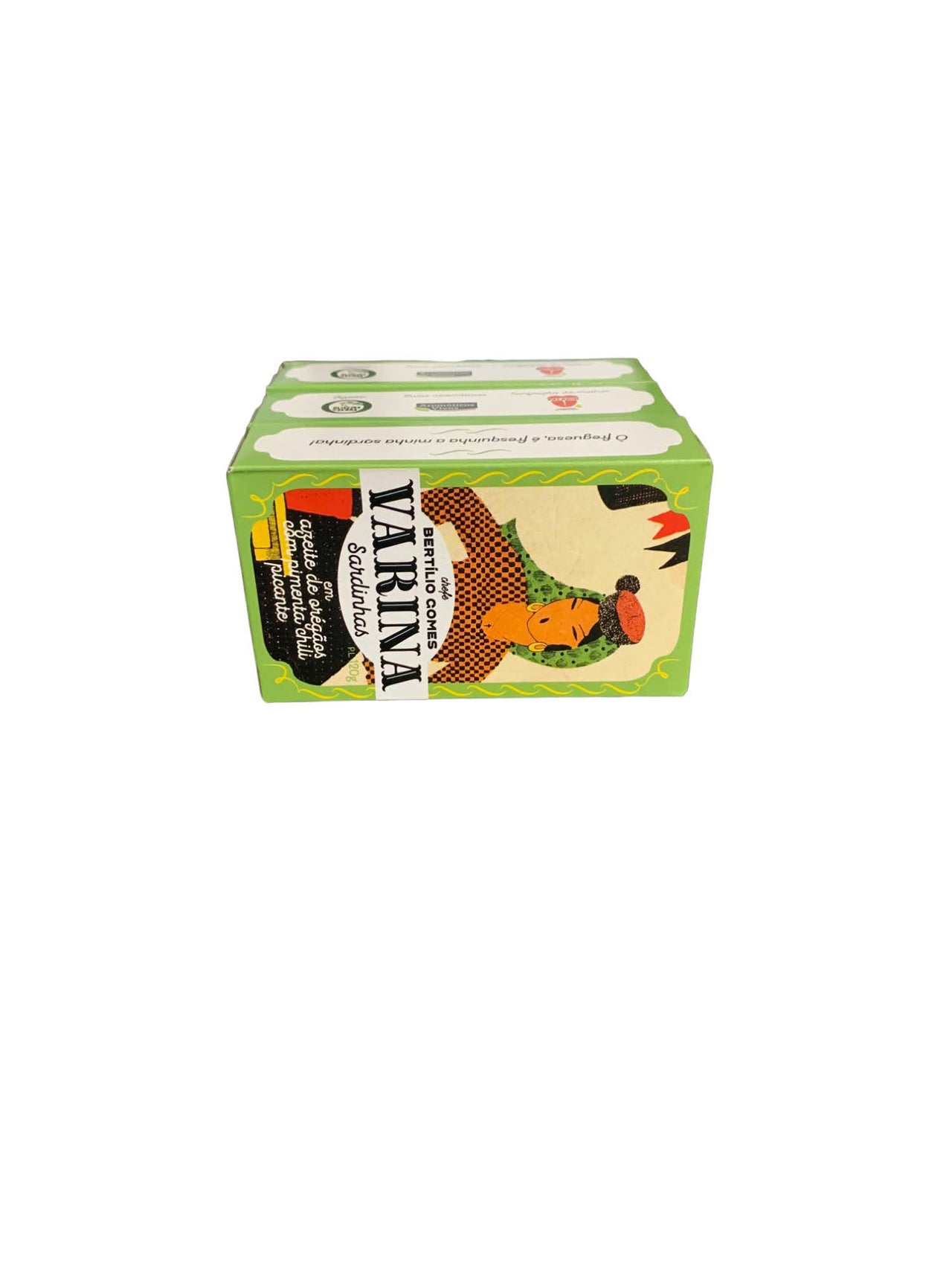 Varina Sardines in Oregano Olive Oil and Chili Pepper - 3 Pack - TinCanFish