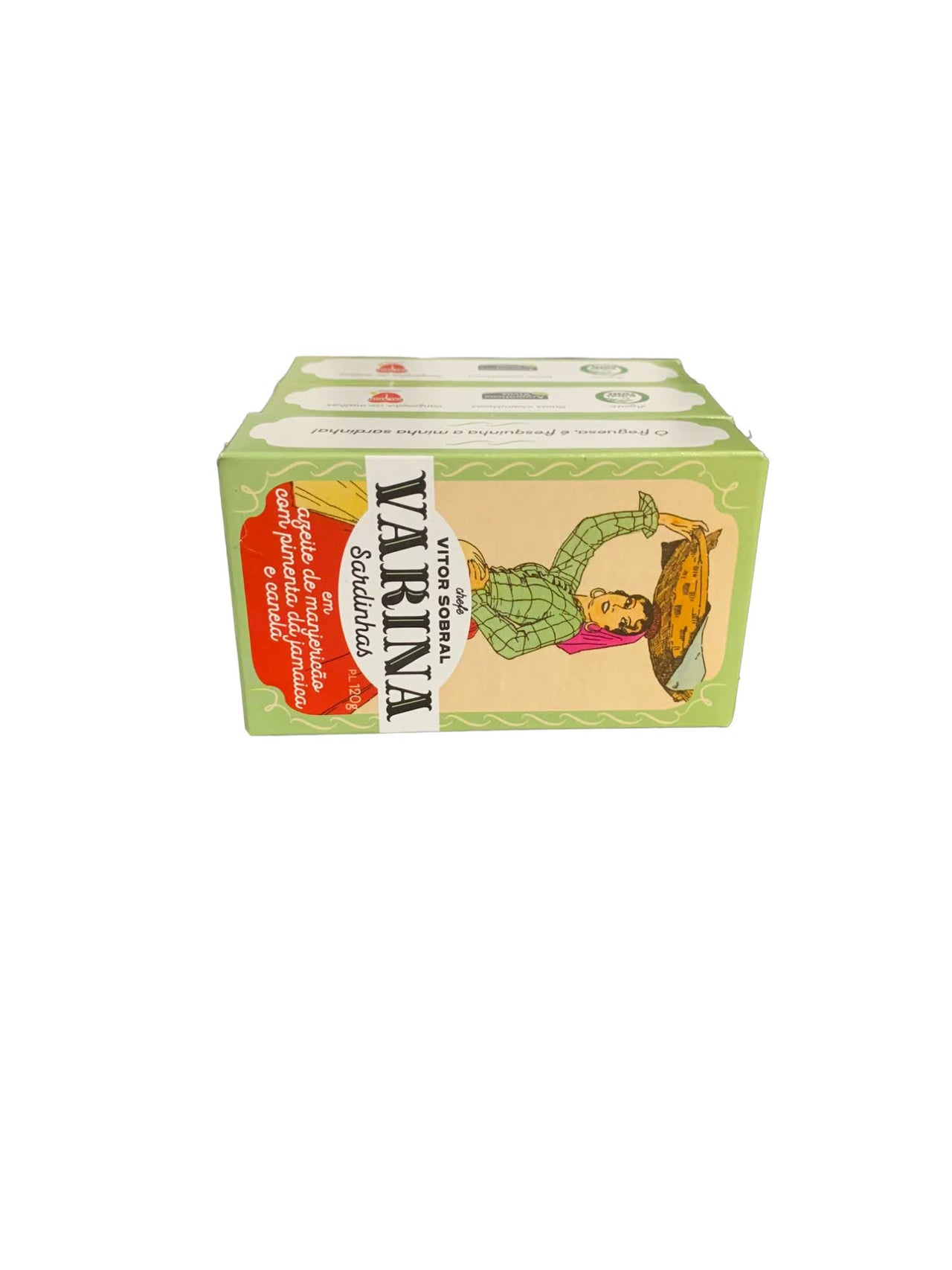 Varina Sardines in Basil Olive Oil w/ Jamaica Pepper and Cinnamon - 3 Pack - TinCanFish