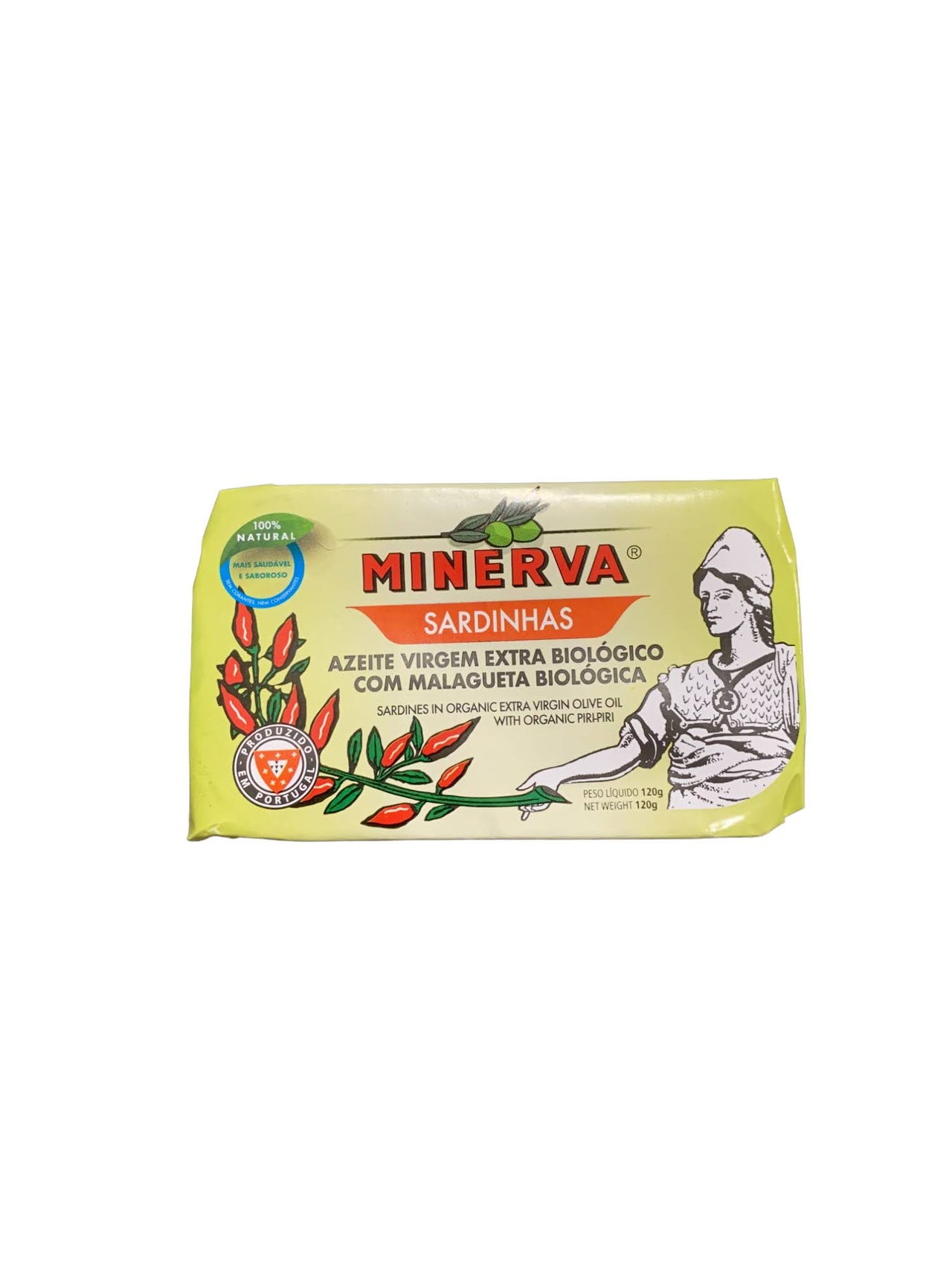 Minerva Sardines in Organic EVOO with Organic Piri-Piri  - 6 Pack - TinCanFish