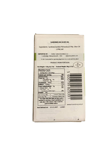 Mestre Sardines in Olive Oil - 6 Pack - TinCanFish