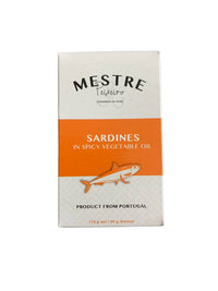 Thumbnail for Mestre Sardines in Spicy Vegetable Oil - 6 Pack - TinCanFish