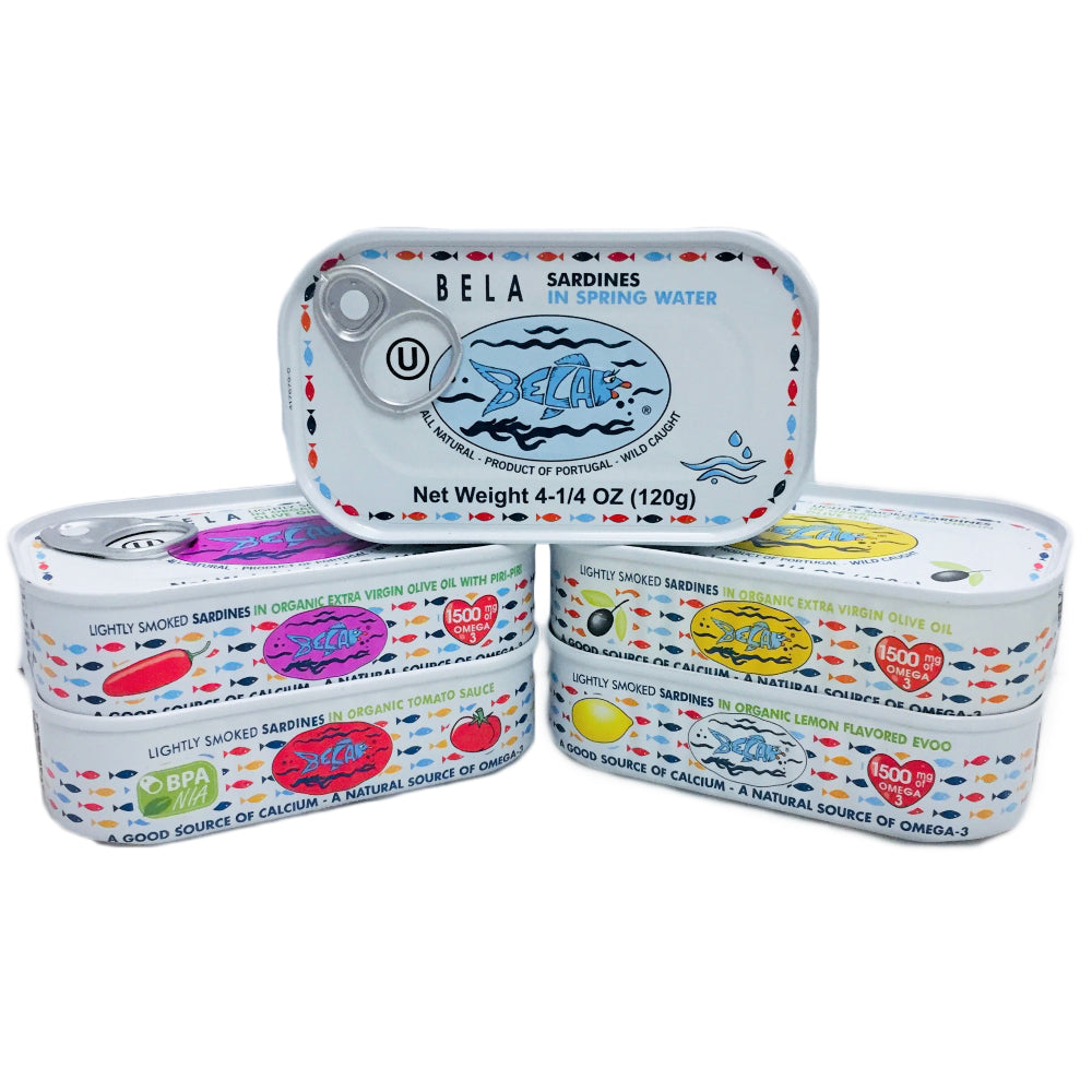 Bela Sardines Variety Pack - 10 Pack - TinCanFish