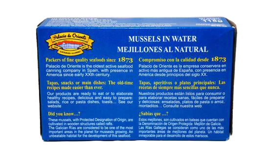 Palacio de Oriente Mussels - 6 Pack - TinCanFish