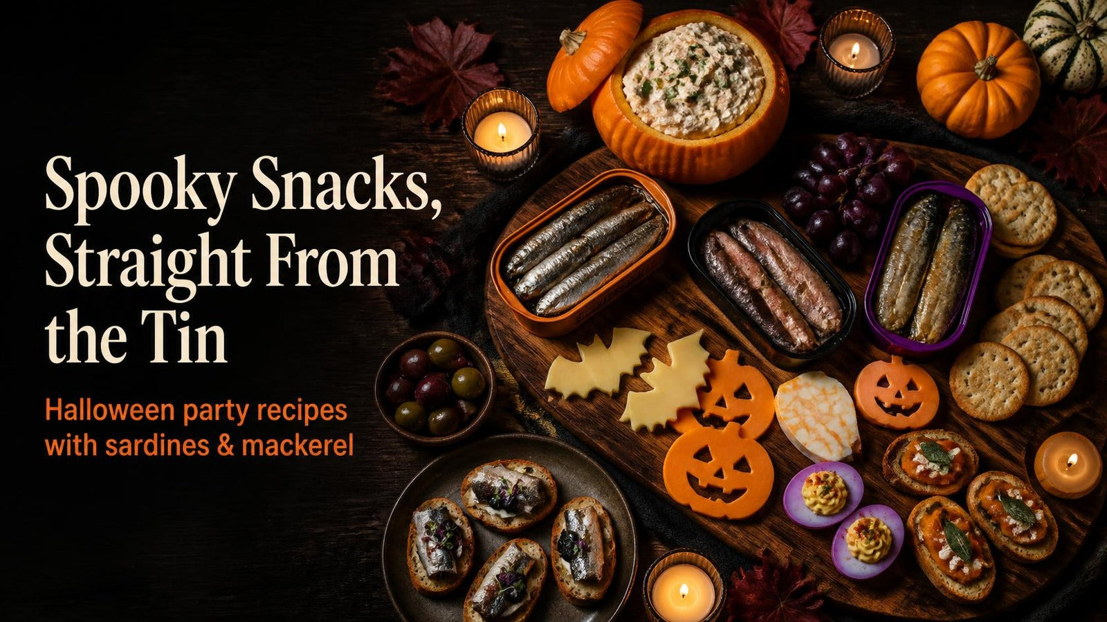 Spooky Halloween Party Snacks: 5 Tinned Fish Recipes for Your Spread