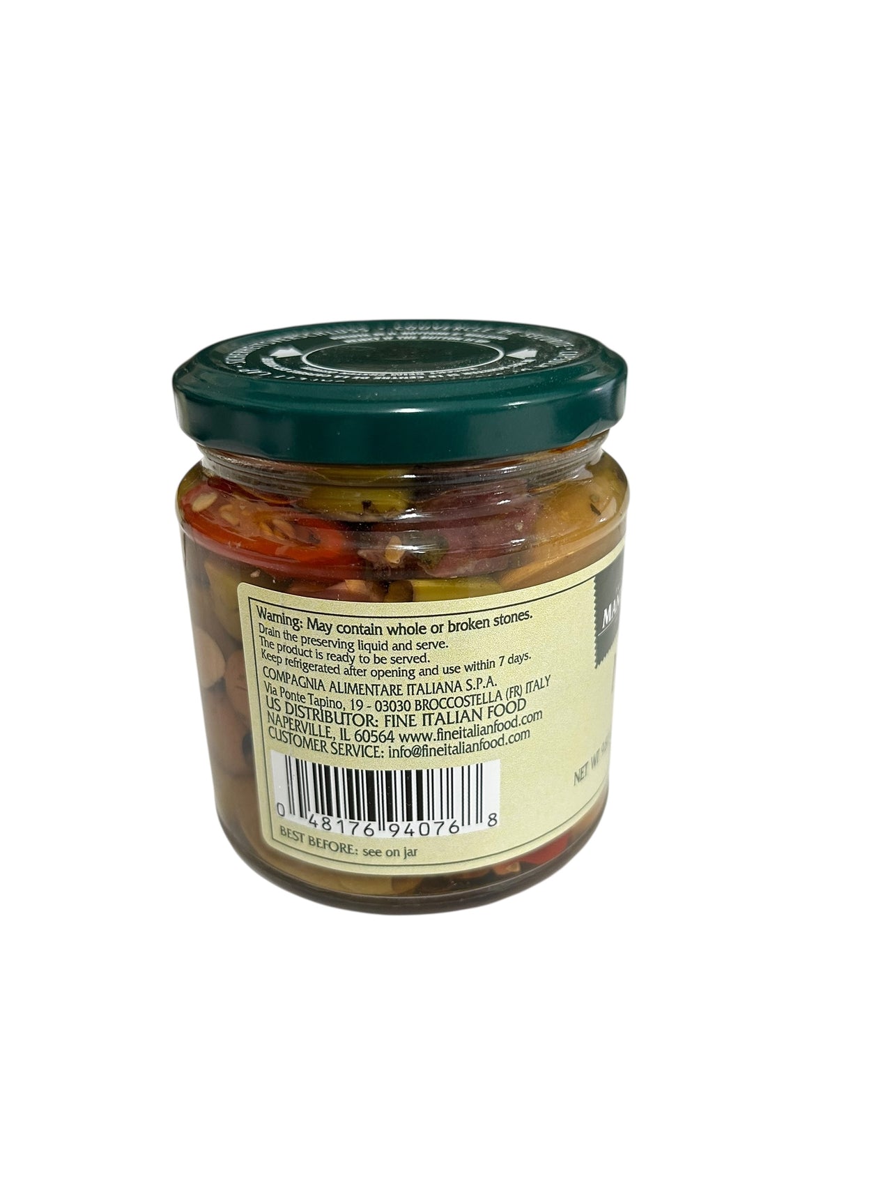 Fratelli Mantova Jarred Mixed Olives - 9.87 Oz.