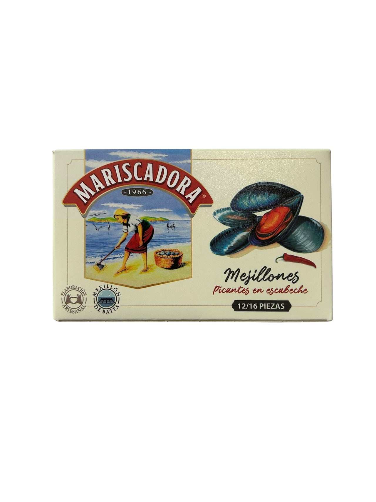 Mariscadora Mussels in Hot Pickled Sauce - 3-Pack