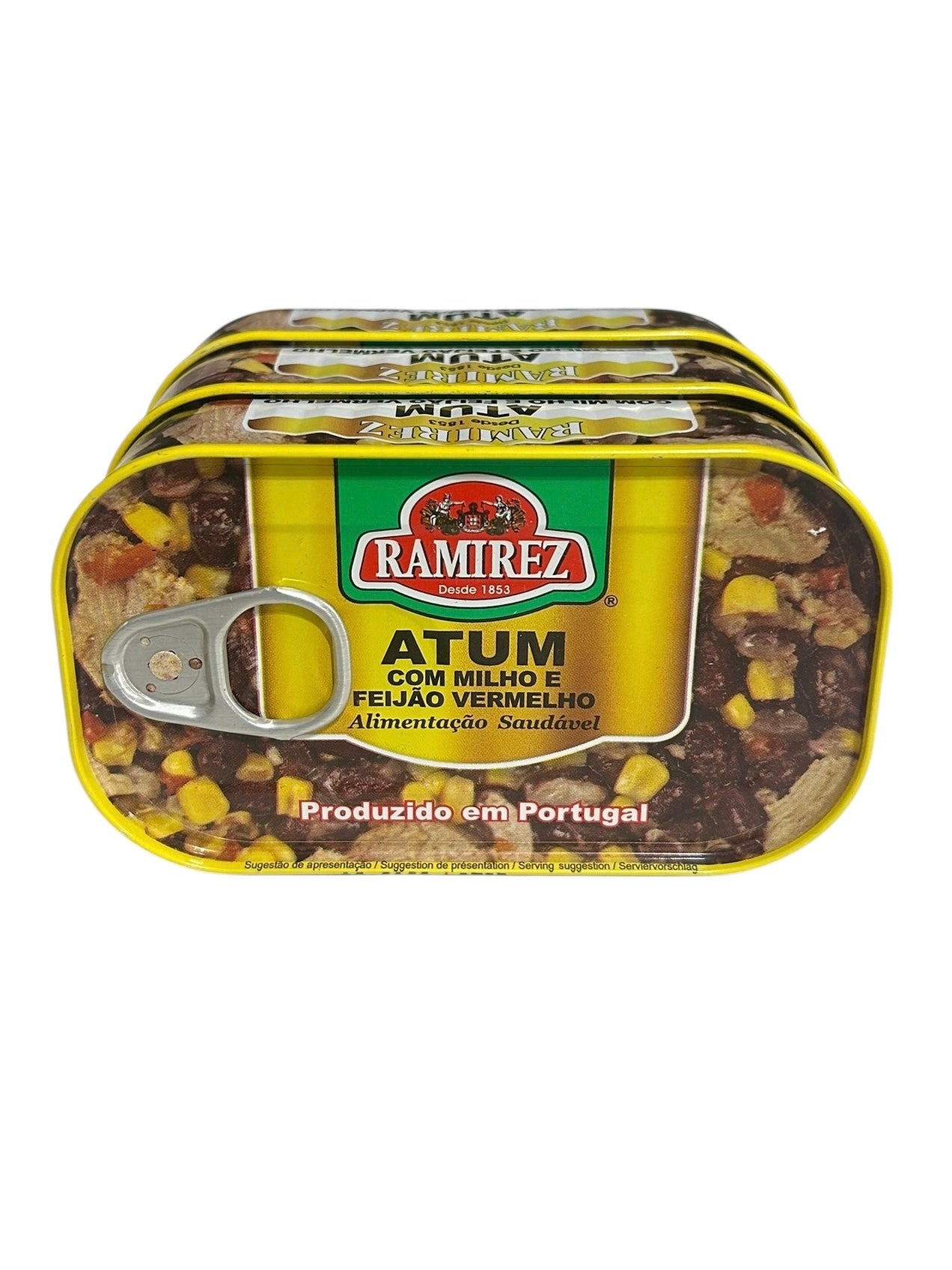Ramirez Tuna (Solid) in Sunflower Oil with Red Beans and Sweet Corn - 3-Pack