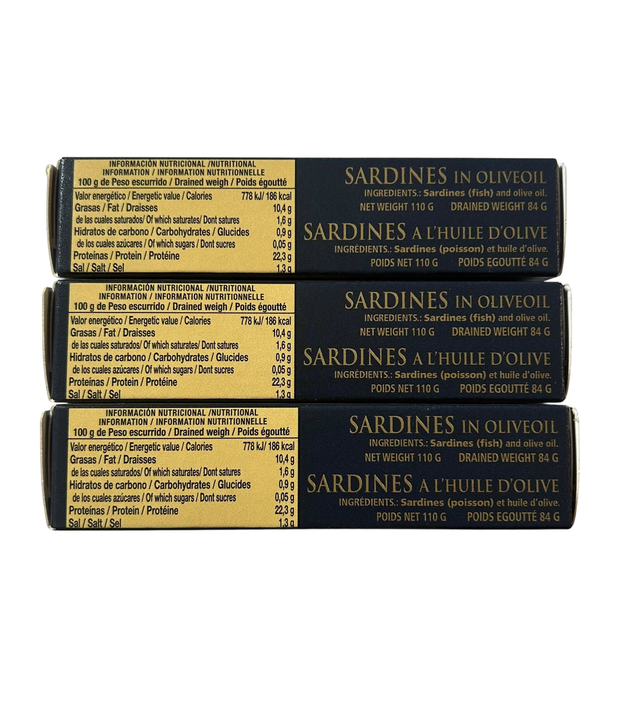 Mariscadora Selecta Small Sardines in Olive Oil - 3-Pack