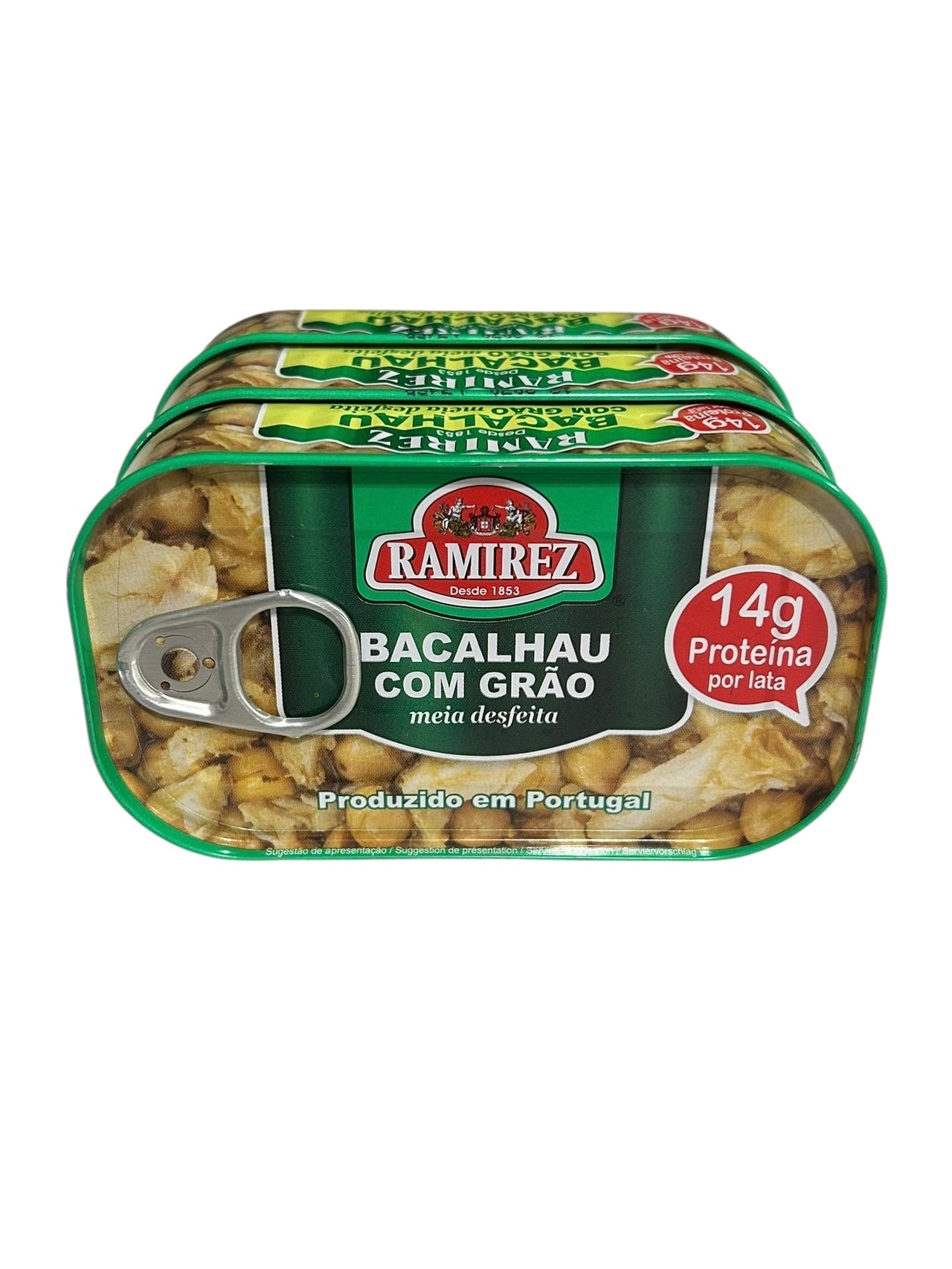 Ramiriez Codfish in Olive Oil with Chickpeas - 3-Pack