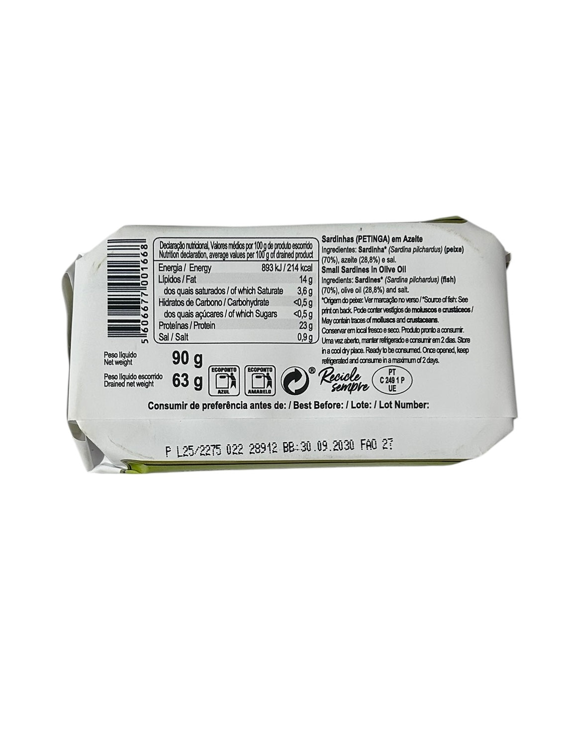 Minerva Small Sardines in Olive Oil - 6-Pack
