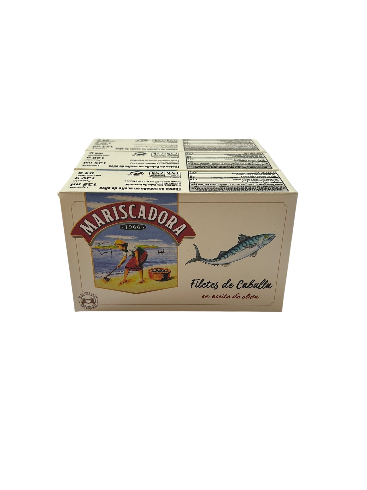 Mariscadora Mackerel Fillets in Olive Oil - 3-Pack